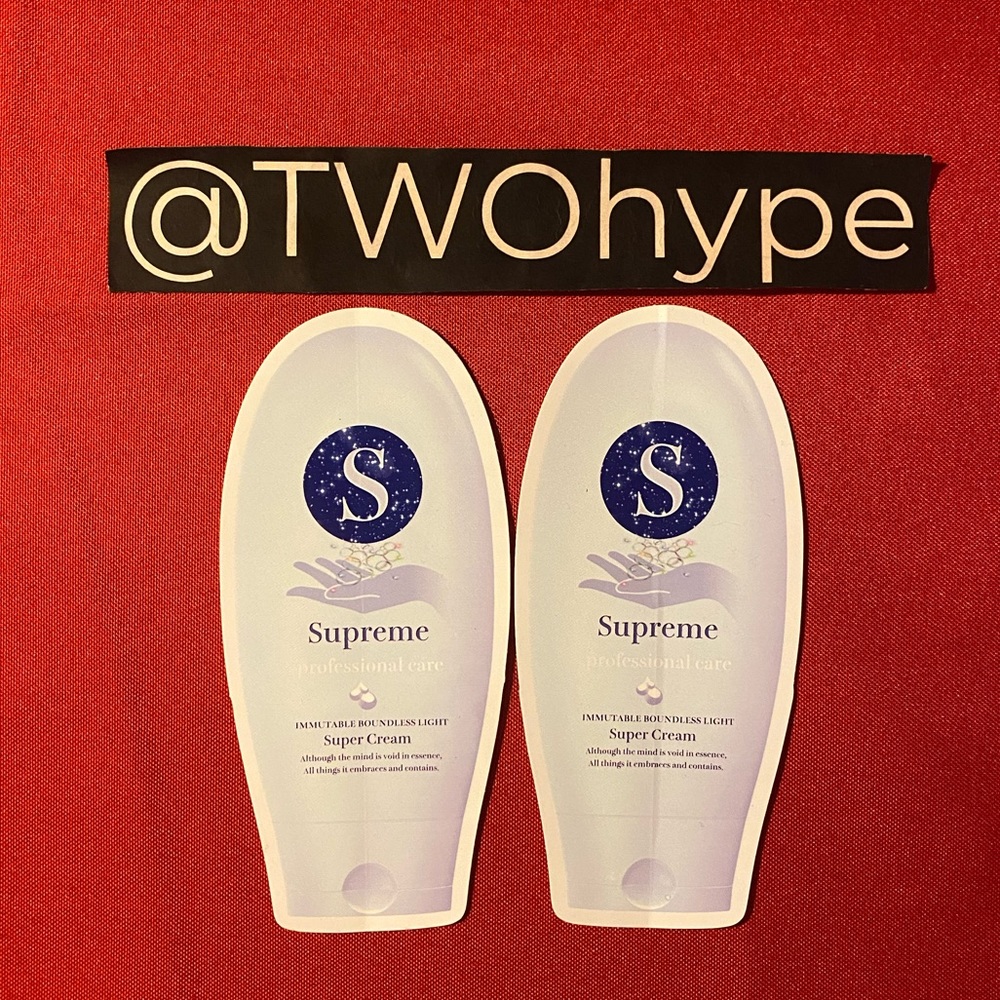 2 Supreme Shampoo Bottle Stickers (FW19)